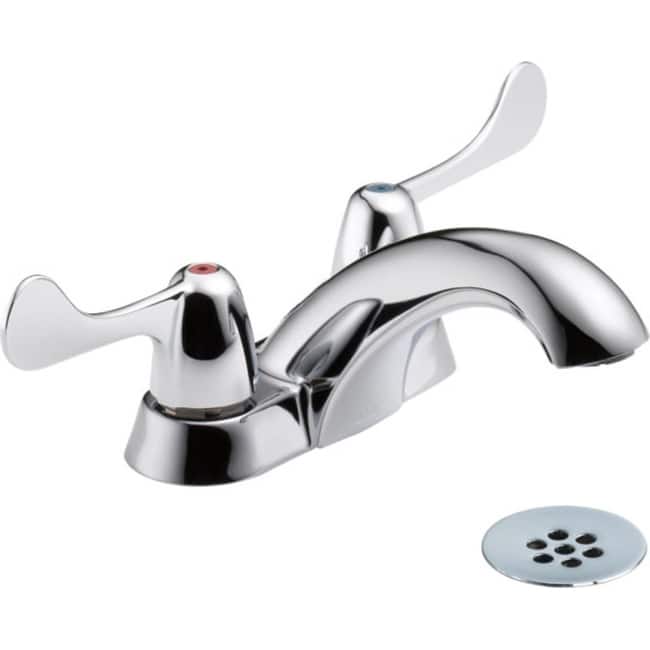 Delta Classic Centerset Bathroom Faucet with Drain Assembly - Includes - Chrome