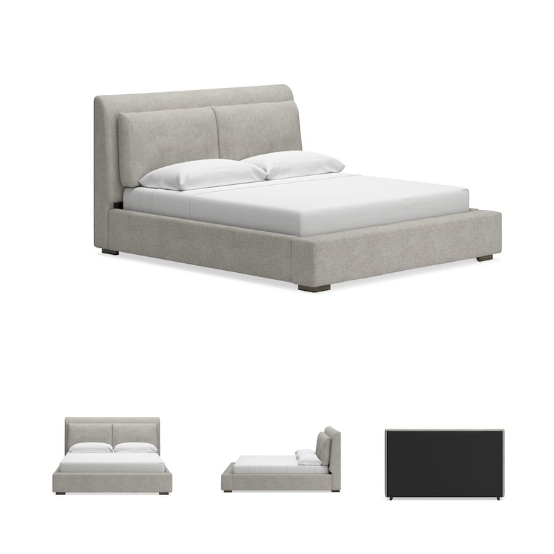 Signature Design by Ashley Cabalynn Brown King Upholstered Bed