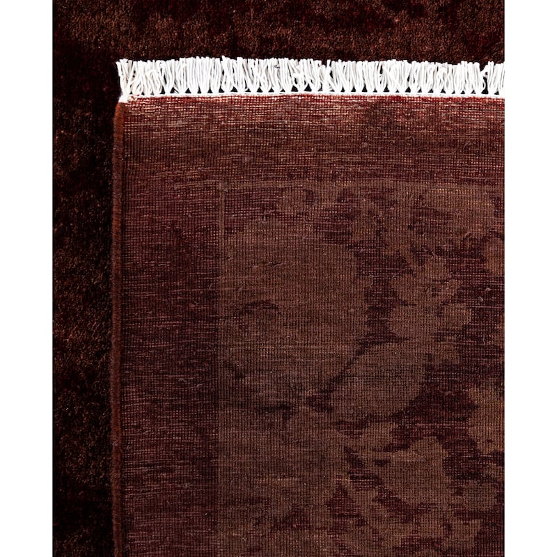 Overdyed One-of-a-Kind Hand-Knotted Area Rug - Gold - 4' 2" x 5' 10"