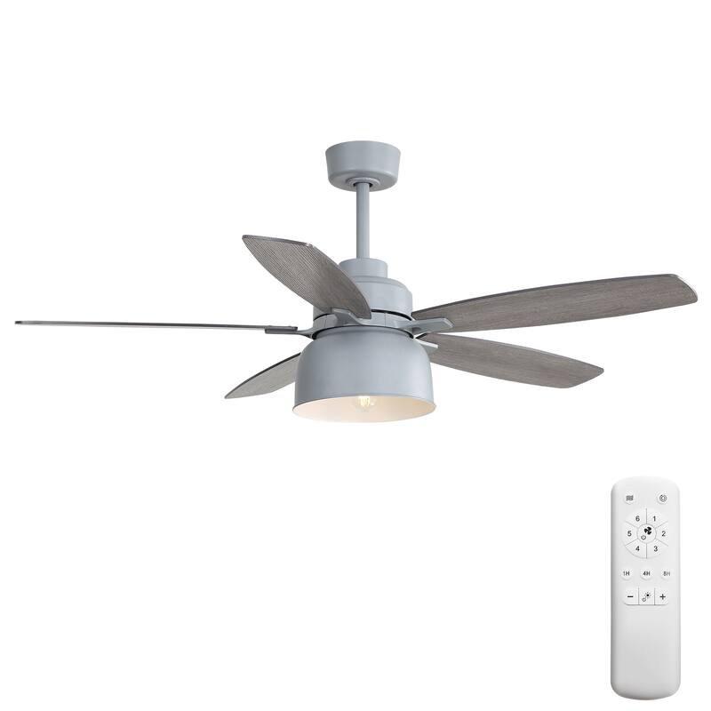 52 Inch Chandelier Ceiling Fan with Lights and Remote, Double-Side Fan Blades Ceiling Fan, Quiet Reversible Ceiling Fan