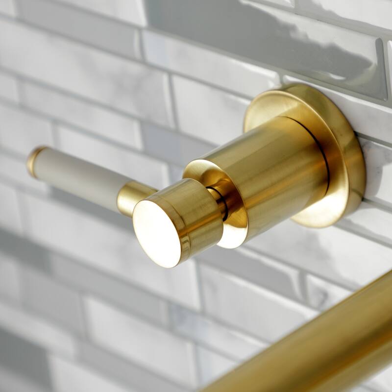 Kingston Brass Kaiser 3-Hole Wall Mount Roman Tub Faucet