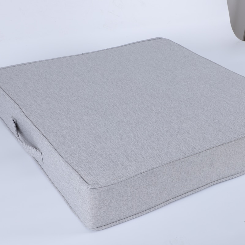 GDFStudio Marie Outdoor 24x24 Inch Seat Cushion Set with Removable Covers (set of 2) - 24" x 24"