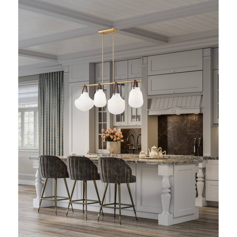 Z-Lite 7513-4L Newbury 4 Light 50" Wide Linear Chandelier
