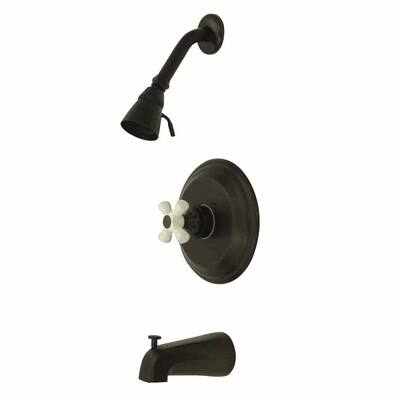 Kingston Brass Vintage Pressure Balanced Valve Trim with Porcelain