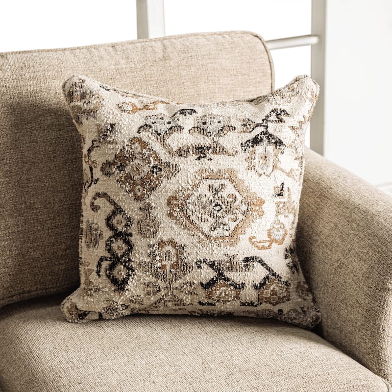 Furniture of America Mootle 3-Piece Taupe Kiln-Dried Wooden Frame Sofa Set with Pillows