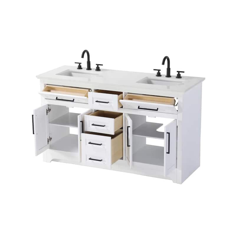Nathaniel Double Bathroom Vanity (54-84 inch)