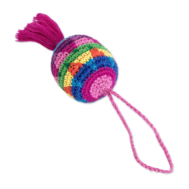 Novica Handmade Oneiric Fun Cotton Ornament