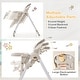 preview thumbnail 7 of 19, Babyjoy Baby High Chair with Wheel Folding Baby Dining Chair - See Details