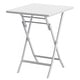preview thumbnail 12 of 31, 3 Piece Patio Bistro Set of Foldable Square Table and Chairs