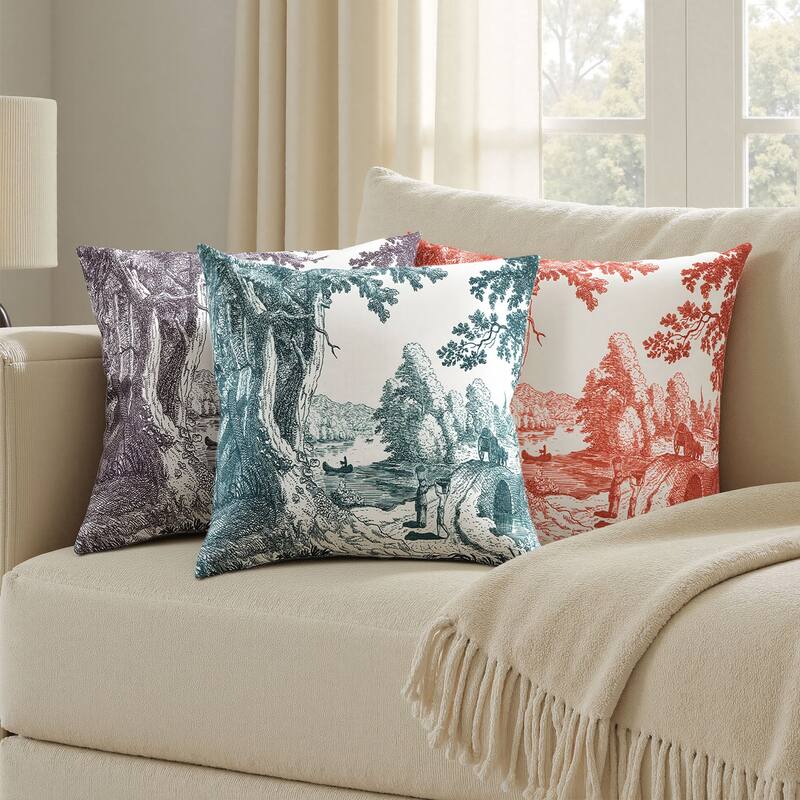 StyleCraft Reverie Toile Pillow