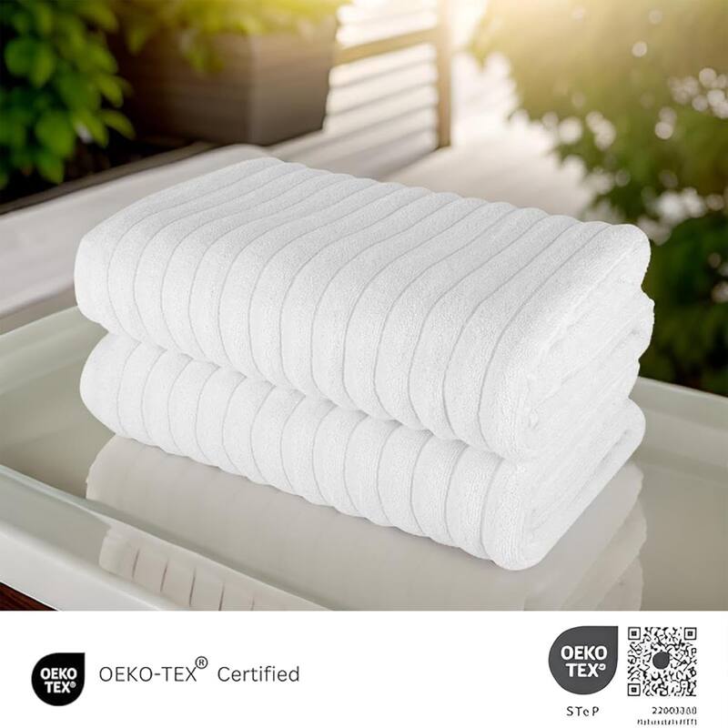 Brampton 2 Piece Luxury Turkish Cotton Jumbo Bath Sheets