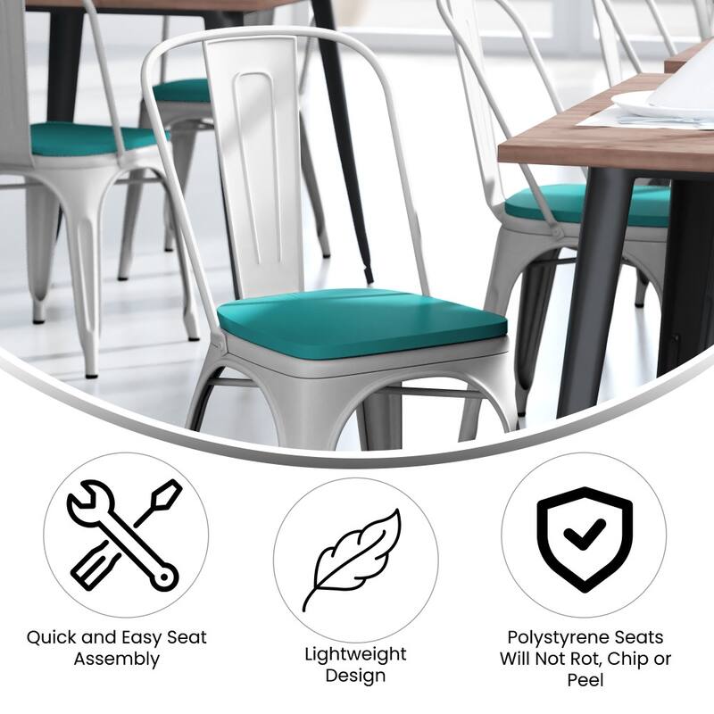 All-Weather Commercial Stack Chair & Poly Resin Seat