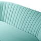 HULALA HOME Monica Modern Velvet Tufted Loveseat with Metal Legs