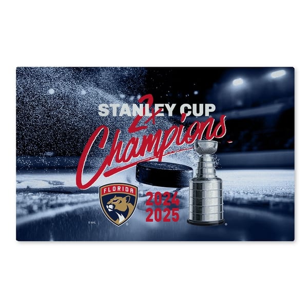 slide 2 of 6, NHL Florida Panthers 2025 Champion Washable Rug 20x32 inches - 20x32 inches