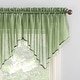 preview thumbnail 2 of 73, No. 918 Erica Crushed Voile Ascot Beaded Sheer Rod Pocket 1-Piece Curtain Valance