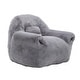 preview thumbnail 44 of 44, Comfy Bean Bag Sofa With Back Support, Faux Fur Bean Bag Chair For Adults And Kids