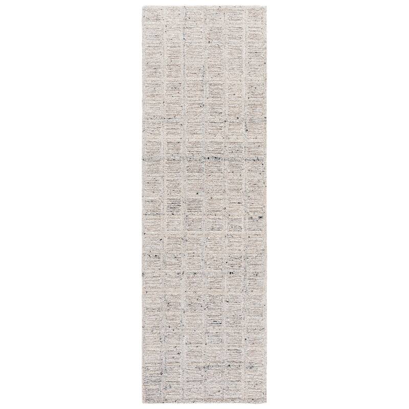 SAFAVIEH Handmade Pine Jaylin Wool Rug - 2'3" x 8' Runner - Grey
