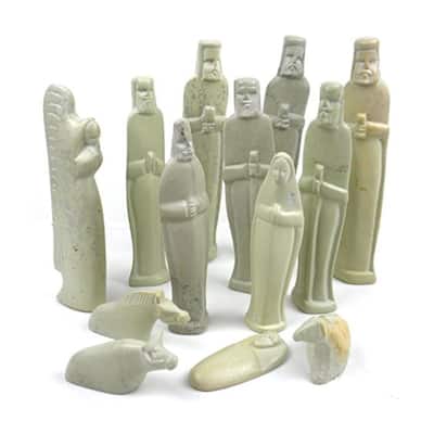 Handmade 6-inch Soapstone Nativity Set (Kenya)
