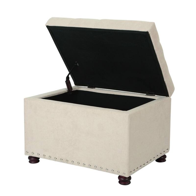 Copper Grove Mucuchies Rectangular Cotton Blend Storage Ottoman