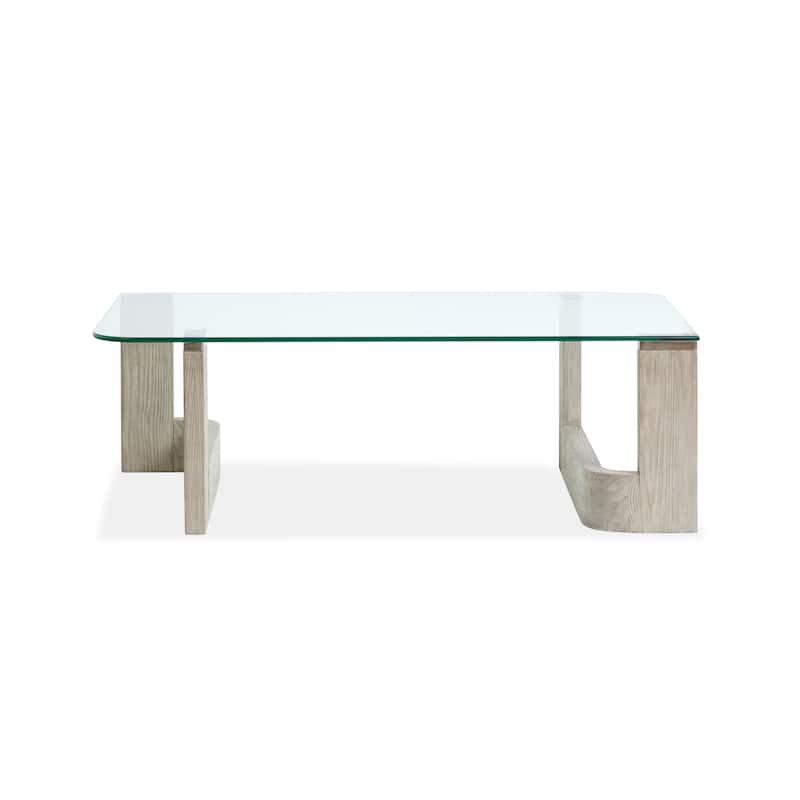 Magnussen Home Bartlett Smokey Pine Rectangular Cocktail Table - 52''W x 30''D x 17''H