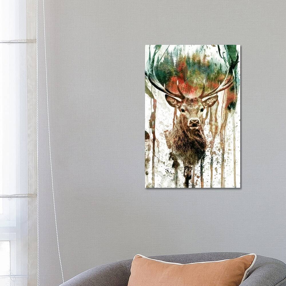 iCanvas "Deer I" by Riza Peker Canvas Print