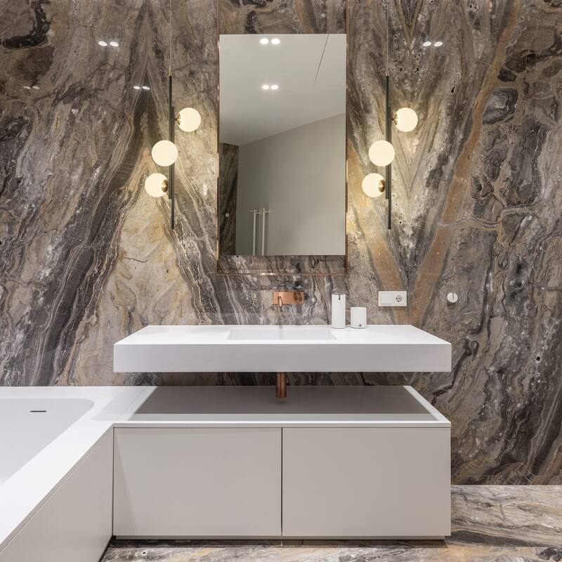 Icey Modern 3-Light Kitchen Island LED Pendant Lights for Dining Room - 10.5" W x 32.5" H