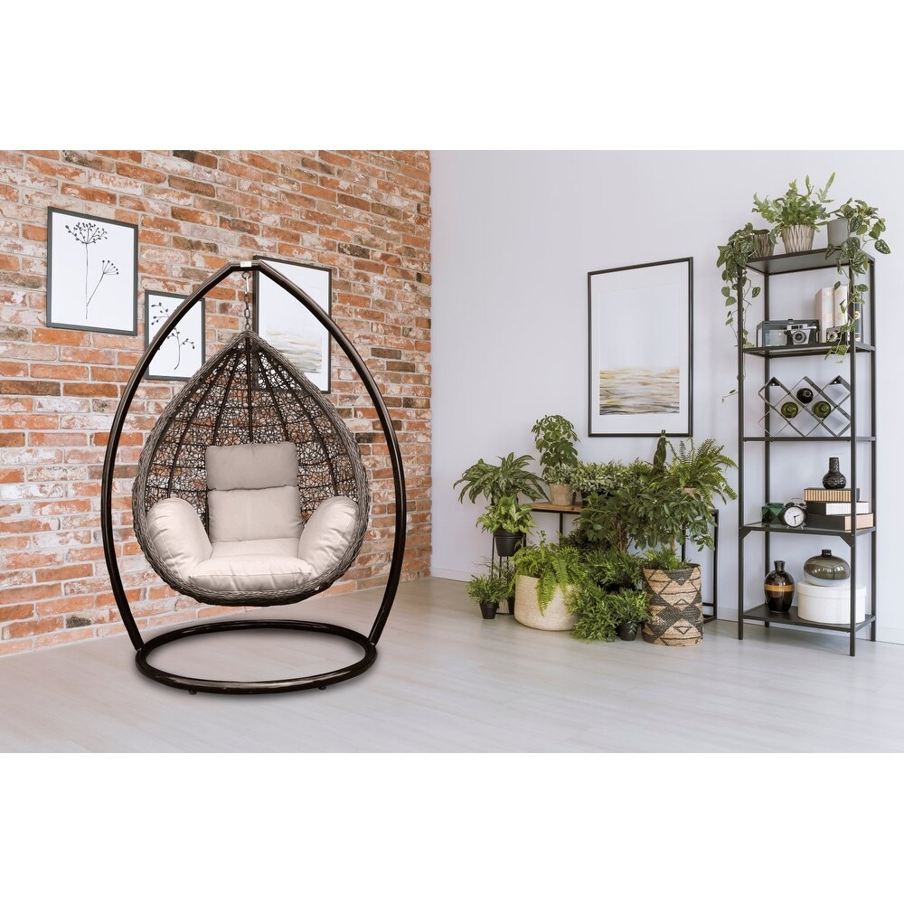 Indoor ceiling clearance hanging egg chair