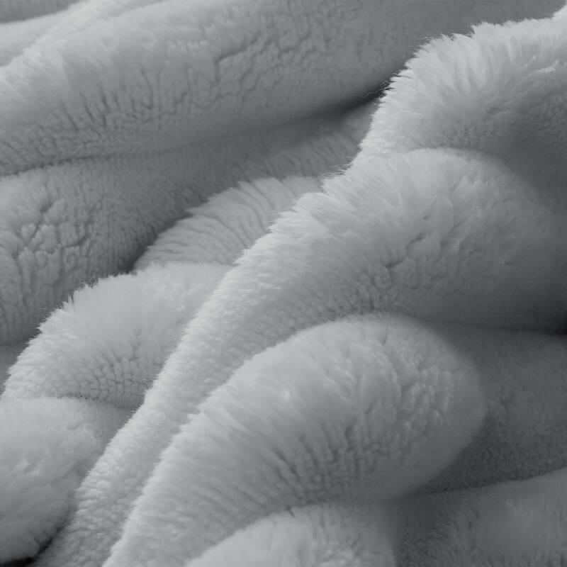 5-Seater L-Shaped Sectional Sofa with Curved Corner - Plush Corduroy Fabric, 7 Pillows (3 Throw + 4 Lumbar)