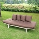 preview thumbnail 20 of 48, Cambridge Casual West Lake Convertible Wood Outdoor Sofa Daybed