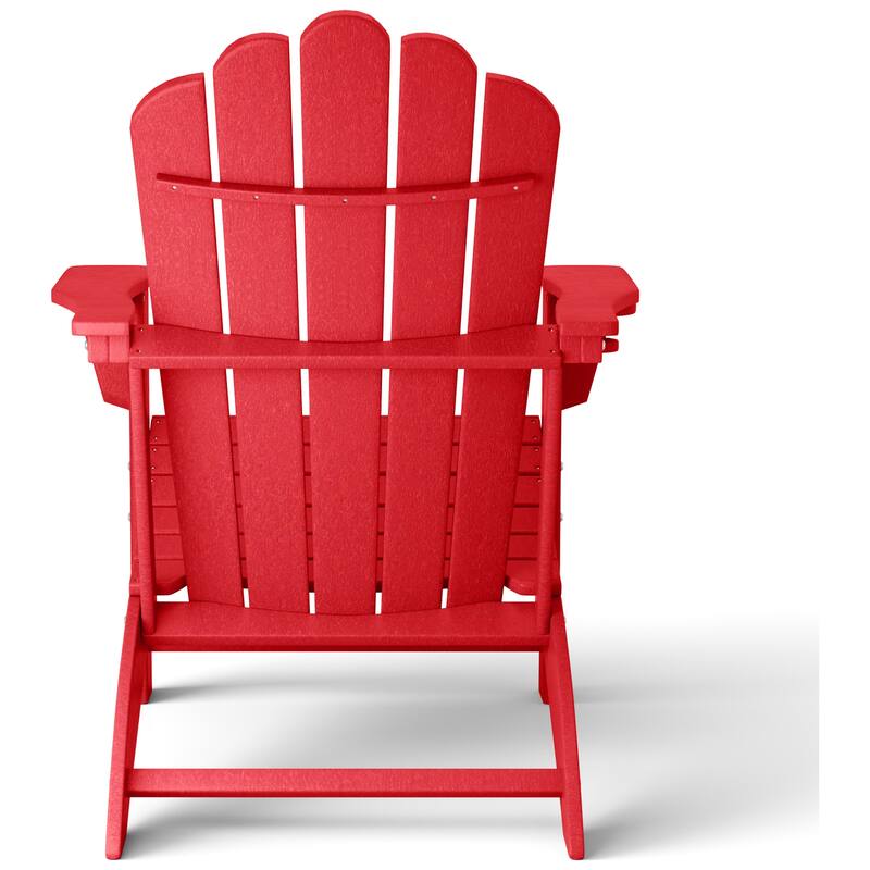 Aderson Outdoor Poly Adirondack Chair with Side Table