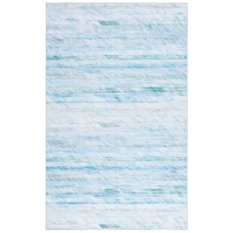 SAFAVIEH Malibu Janis Modern & Contemporary Rug - 5' x 8' - Grey/Aqua