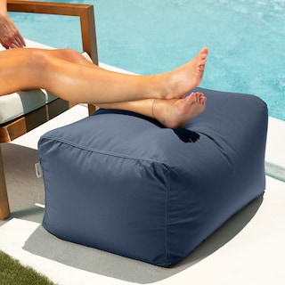 Leon Outdoor Patio Bean Bag Ottoman