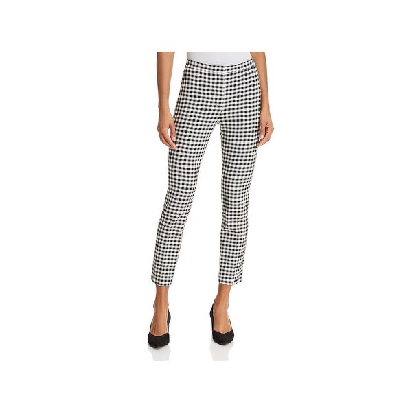 gingham high waisted skinny pants