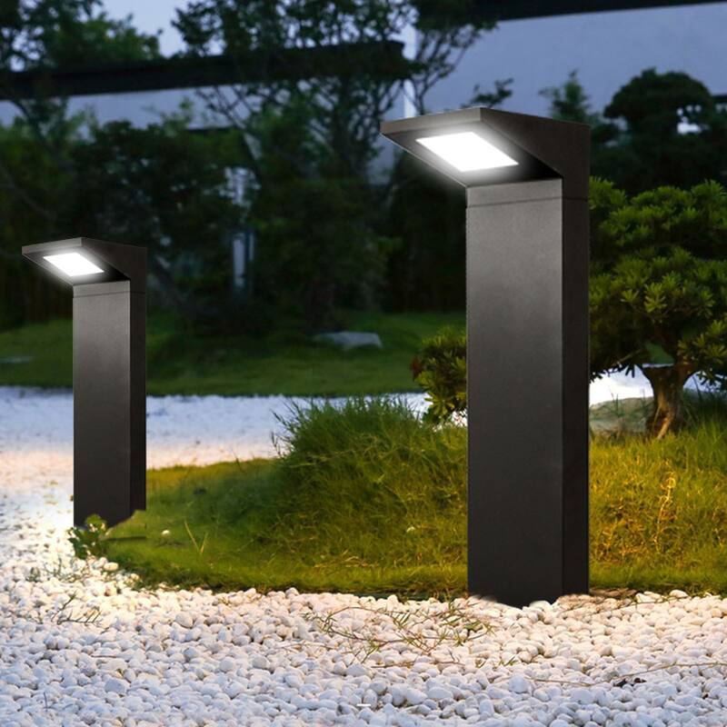Outdoor Landscape Path Lights LED Driveway Light with Waterproof Bollard Lights for Garden Lawn Courtyard