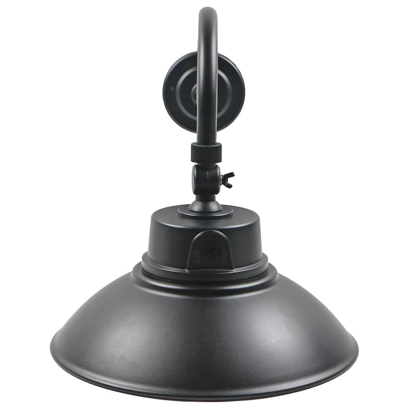 LED Gooseneck 30W/40W/50W CCT Selectable 3K/4K/5K Black 120-277V With Photocell