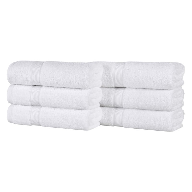 Superior Oregon Organic Cotton Solid Hand Towel, Set of 6