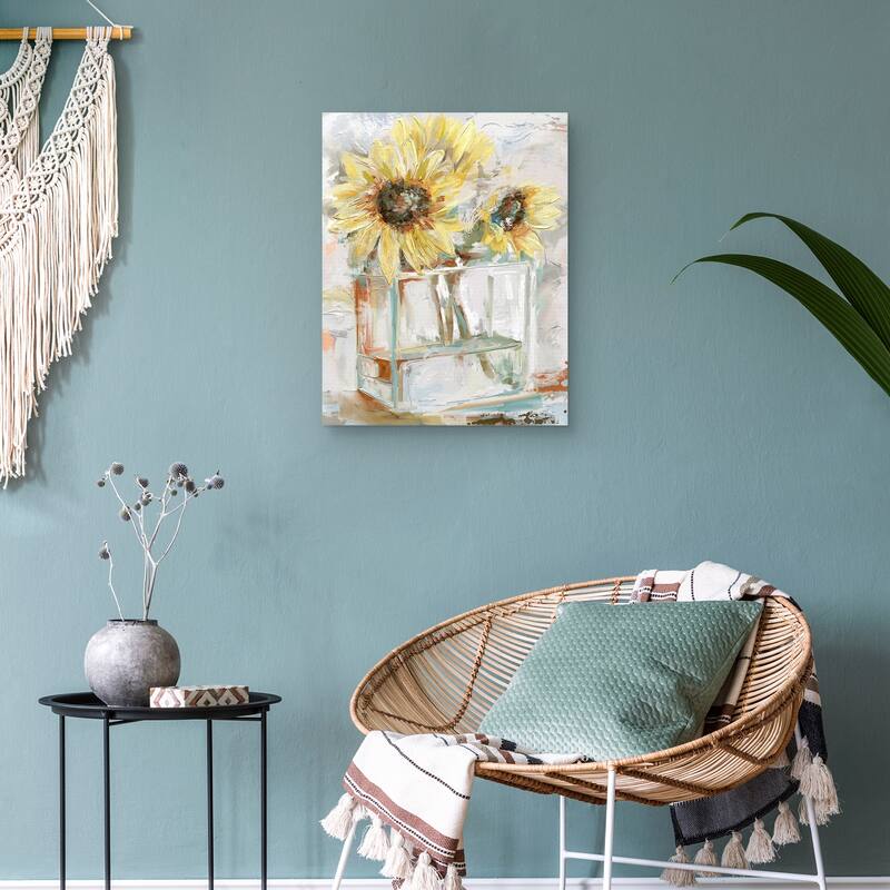 Tournesols by Studio Arts Canvas Art Print