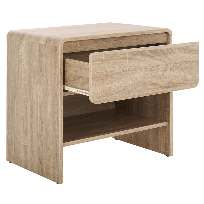 SAFAVIEH Arsenio 1-Drawer 1-Shelf Nightstand Table