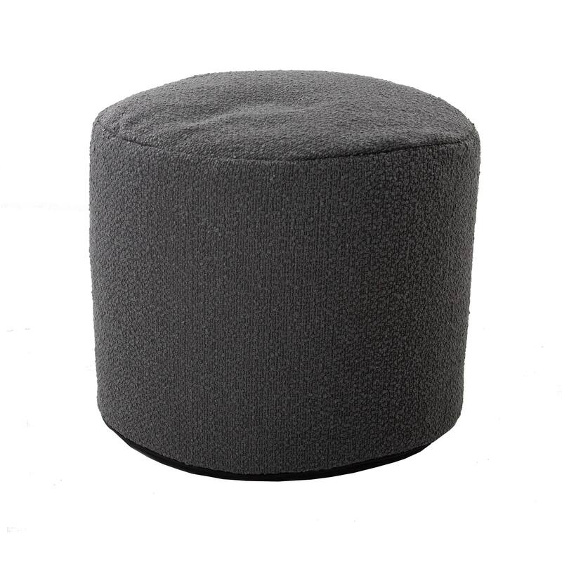 Allan Andrews Tall Pouf Barbet Charcoal - Barbet Charcoal