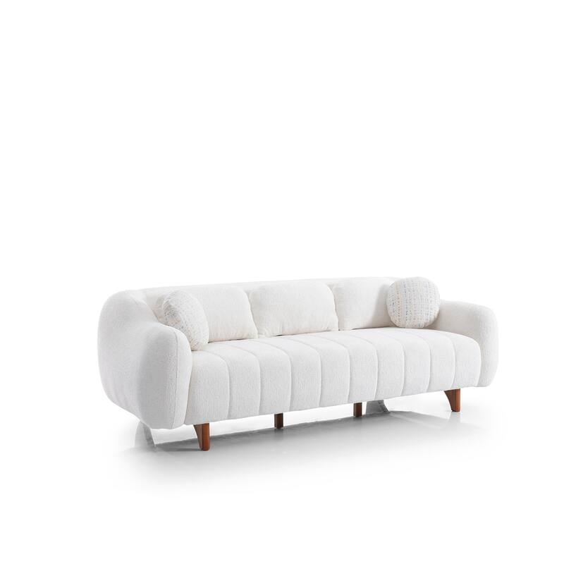Snowy 4 Pieces Living Room Sets 2 Sofa 2 Chair