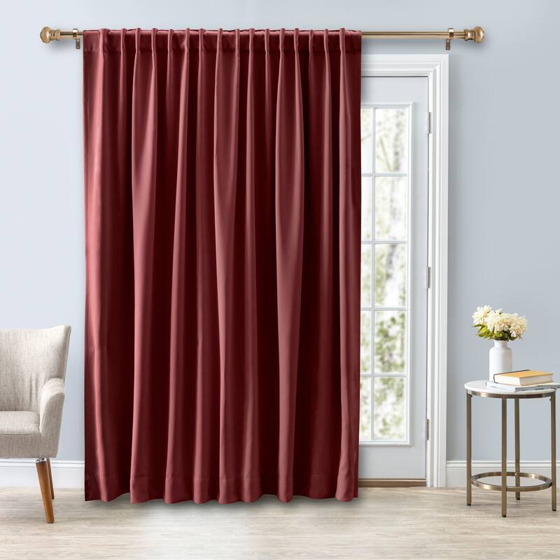 Gorgeous Ultimate BlackOut 2-Way Pocket Double Wide Curtain Panel