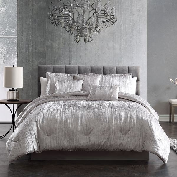 Riverbrook Home Turin Velvet 7 Piece Comforter Set. Opens flyout.