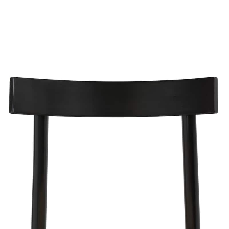 Poly & Bark Hamm Dining Chair - Solid Wood with Woven Seat