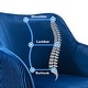 preview thumbnail 96 of 117, Corvus Braff Velvet Upholstered Adjustable Ergonomic Office Chair