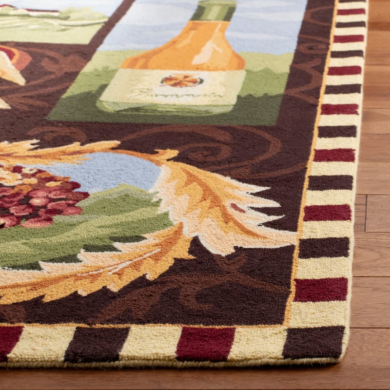 SAFAVIEH Handmade Chelsea Lucero French Country Wool Rug