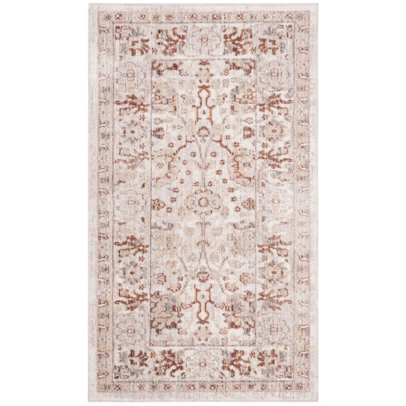 SAFAVIEH Illusion Debera Vintage Oriental Rug - 2'4" x 3'11" - Cream/Light Brown