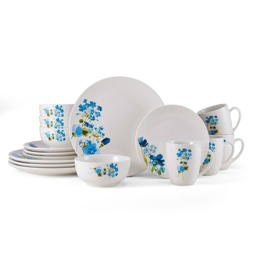Studio Nova Painted Wildflower 16PC Dinnerware Set - Overstock - 32828437