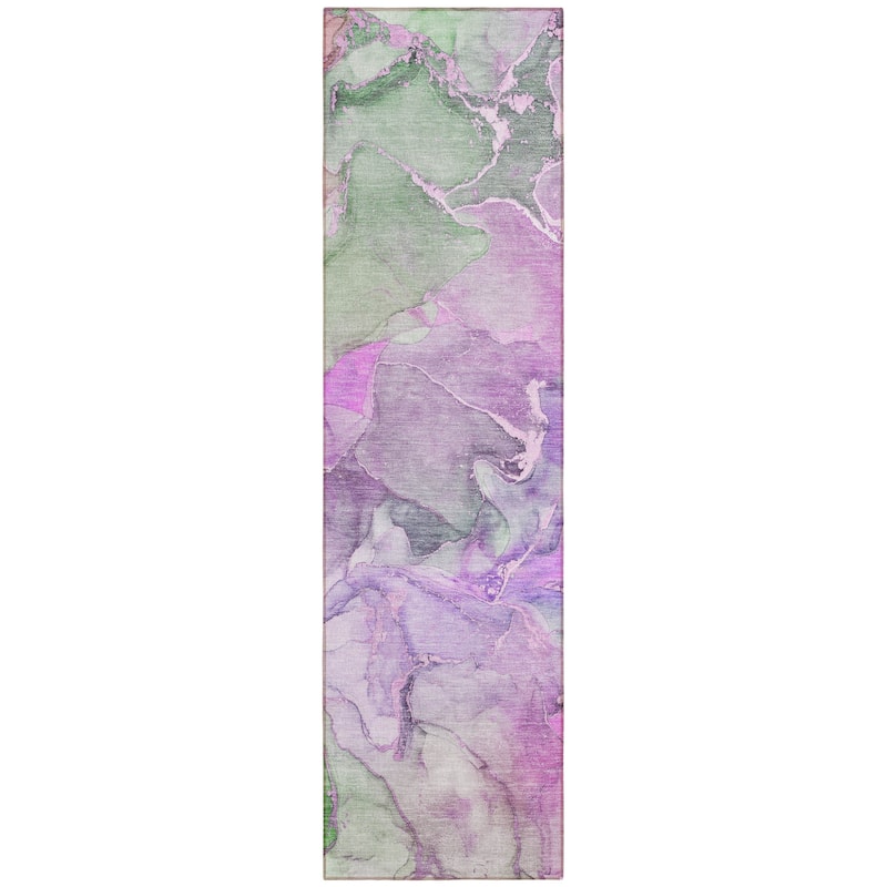 Almisi Unique Abstract Weather Resistant Sleek Contemporary Outdoor Rug