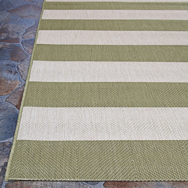 Dream Decor Rugs Hampton Striped Indoor Outdoor Area Rug