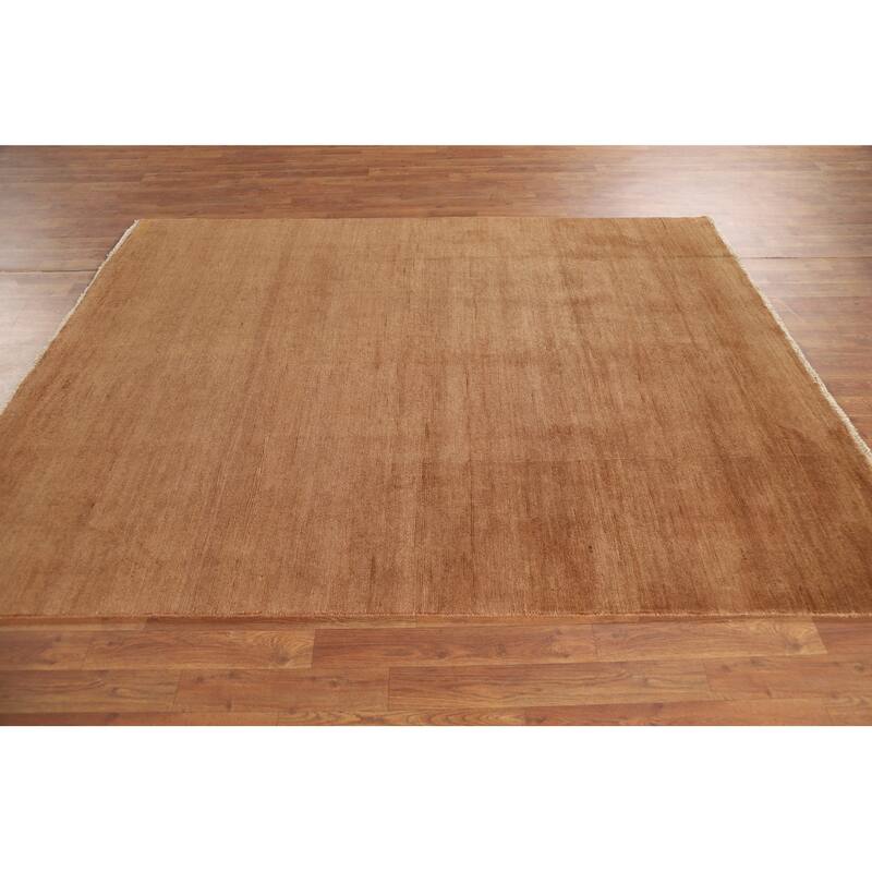 Modern Gabbeh Oriental Area Rug Hand-Knotted Wool Carpet - 5'7"x 7'6"